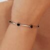Bracciale Donna Semi Rigido Brosway In Argento 925 Con Cubic Zirconia Neri Quadrati Fancy 6 - Verre Gioielli Bracciale Donna Semi Rigido Brosway In Argento 925 Con Cubic Zirconia Neri Quadrati Fancy 2 Verre Gioielli - l'istituzione del gioiello