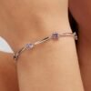 Bracciale Donna Semi Rigido Brosway In Argento 925 Con Cubic Zirconia Viola Quadrati Fancy 5 - Verre Gioielli Bracciale Donna Semi Rigido Brosway In Argento 925 Con Cubic Zirconia Viola Quadrati Fancy 1 Verre Gioielli - l'istituzione del gioiello