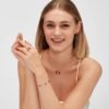 Mono Orecchino Donna Brosway In Argento 925 Con Cubic Zirconia Rosso Quadrato Fancy 2 Verre Gioielli - l'istituzione del gioiello