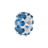 Charm Brosway In Argento 925 Con Cubic Zirconia Blu Ovali Fancy 1 - Verre Gioielli Charm Brosway In Argento 925 Con Cubic Zirconia Blu Ovali Fancy