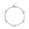 Bracciale Donna Semi Rigido Brosway In Argento 925 Con Cubic Zirconia Bianchi Quadrati Fancy