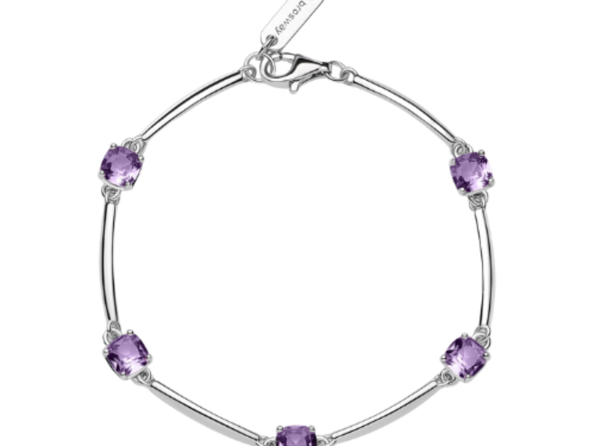 Bracciale Rigido Breil Secretly M Viola | Alluminio Anodizzato | Gioiello Moda Donna