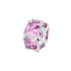 Charm Brosway In Argento 925 Con Cubic Zirconia Rosa Quadrati Fancy