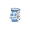 Charm Brosway In Argento 925 Con Cubic Zirconia Turchesi E Bianchi Baguette Fancy