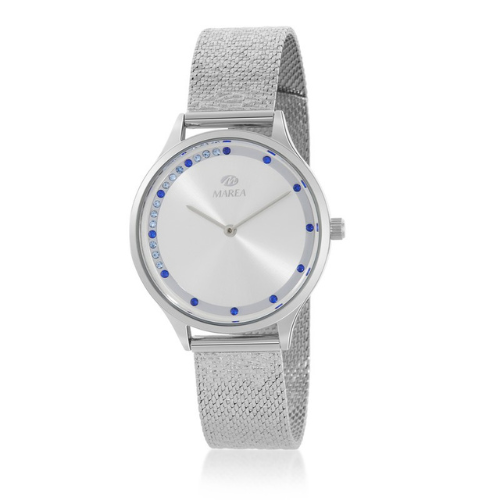 Orologio Donna Marea In Acciaio Solo Tempo Al Quarzo Con Zirconi Multicolor 3 - Verre Gioielli Orologio Donna Marea In Acciaio Solo Tempo Al Quarzo Con Zirconi Multicolor