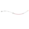 Bracciale Bimba Nanan In Argento 925 Con Orsetto E Cuori Con Laccio Rosso