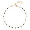 Bracciale Donna Amen Rosario In Argento 925 Dorato E Cristalli Verdi 1 - Verre Gioielli Bracciale Donna Amen Rosario In Argento 925 Dorato E Cristalli Verdi