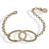 Bracciale Donna Boccadamo A Catena In Bronzo Placcato Oro Giallo E Cristalli Bianchi 2 - Verre Gioielli Bracciale Donna Boccadamo In Bronzo Placcato Oro Giallo E Cristalli Bianchi