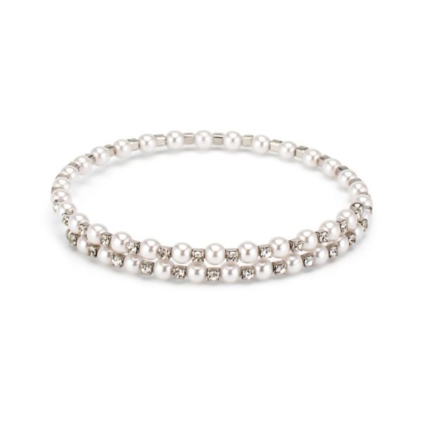 Bracciale Donna Rigido Mya Boccadamo In Bronzo E Perle