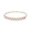 Bracciale Donna Rigido Mya Boccadamo In Bronzo Placcato Oro Rosa E Perle