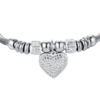 Bracciale Donna Semirigido Luca Barra In Acciaio Con Cuore E Cristalli Bianchi 5 - Verre Gioielli Bracciale Donna Semirigido Luca Barra In Acciaio Con Cuore E Cristalli Bianchi 1 Verre Gioielli - l'istituzione del gioiello