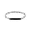 Bracciale Uomo Bliss In Acciaio Bicolore E Cubic Zirconia Bianchi E Neri 1 - Verre Gioielli Bracciale Uomo Bliss In Acciaio Bicolore E Cubic Zirconia Bianchi E Neri