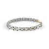 Bracciale Uomo Bliss In Acciaio Bicolore E Diamante 0.005 Ct