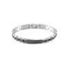 Bracciale Uomo Bliss In Acciaio Satinato Bicolore 1 - Verre Gioielli Bracciale Uomo Bliss In Acciaio Satinato Bicolore