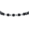 Bracciale Uomo Luca Barra In Acciaio Con Ematite Grigia E Pietre Nere 5 - Verre Gioielli Bracciale Uomo Luca Barra In Acciaio Con Ematite Grigia E Pietre Nere 1 Verre Gioielli - l'istituzione del gioiello