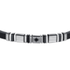 Bracciale Uomo Luca Barra In Silicone Con Acciaio E Rosa Dei Venti 1 Verre Gioielli - l'istituzione del gioiello