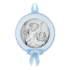 Capoculla Baby Celeste Atelier Rotondo Con Angioletti In Argento 925 1 - Verre Gioielli Capoculla Baby Celeste Atelier Rotondo Con Angioletti In Argento 925