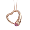 Collana Donna Boccadamo In Bronzo Placcato Oro Rosa A Cuore Con Cristallo Rubino 1 - Verre Gioielli Collana Donna Boccadamo In Bronzo Placcato Oro Rosa A Cuore Con Cristallo Rubino 1 Verre Gioielli - l'istituzione del gioiello