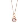 Collana Donna Boccadamo In Bronzo Placcato Oro Rosa Con Cristallo Rosa 1 - Verre Gioielli Collana Donna Boccadamo In Bronzo Placcato Oro Rosa Con Cristallo Rosa