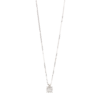 Collana Punto Luce Bliss In Oro Bianco 18 Kt E Diamanti 0.05 Ct