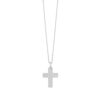 Collana Uomo Bliss In Acciaio E Cubic Zirconia Bianchi Con Croce