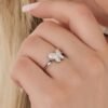 Anello Donna Luca Barra Regolabile In Acciaio A Farfalla Con Cristalli Bianchi 6 - Verre Gioielli Anello Donna Luca Barra Regolabile In Acciaio A Farfalla Con Cristalli Bianchi 2 Verre Gioielli - l'istituzione del gioiello