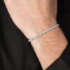 Bracciale Uomo Tennis Luca Barra In Acciaio Con Cristalli Bianchi 7 - Verre Gioielli Bracciale Uomo Tennis Luca Barra In Acciaio Con Cristalli Bianchi 3 Verre Gioielli - l'istituzione del gioiello