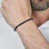 Bracciale Uomo Luca Barra In Acciaio Con Pietre Nere 7 - Verre Gioielli Bracciale Uomo Luca Barra In Acciaio Con Pietre Nere 3 Verre Gioielli - l'istituzione del gioiello