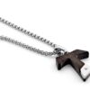 Collana Uomo Stroili In Acciaio Bicolore Con Croce Pendente E Zircone Bianco 1 Verre Gioielli - l'istituzione del gioiello
