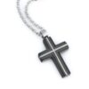Collana Uomo Stroili In Acciaio Bicolore Con Croce 2 Verre Gioielli - l'istituzione del gioiello