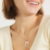 Collana Donna Stroili In Acciaio Rosato Con Cuore E Lucchetto E Cristalli Bianchi 1 Verre Gioielli - l'istituzione del gioiello