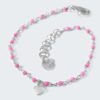 Bracciale Bambina Stroili In Argento 925 E Perline Rosa Con Cuore 2 Verre Gioielli - l'istituzione del gioiello