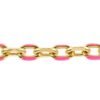 Bracciale Donna Stroili In Acciaio Dorato Con Smalto Rosa 3 Verre Gioielli - l'istituzione del gioiello