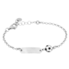 Bracciale Bambino Stroili In Argento 925 E Smalto Multicolor Con Targa E Pallone