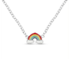 Collana Bimba Stroili In Argento 925 E Smalto Multicolor Con Arcobaleno 2 - Verre Gioielli Collana Bimba Stroili In Argento 925 E Smalto Multicolor Con Arcobaleno