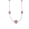 Collana Donna Boccadamo In Bronzo Placcato Oro Rosa Con Cristalli Rosa 2 - Verre Gioielli Collana Donna Boccadamo In Bronzo Placcato Oro Rosa Con Cristalli Rosa