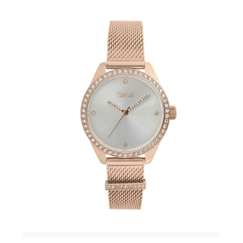 RORIOS Orologio Donna Con Strass – Polso Moda, Quadrante Poligonale, Pelle O Acciaio, Impermeabile