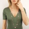 Collana Donna Boccadamo In Bronzo Placcato Oro Rosa Con Cristalli Rosa 5 - Verre Gioielli Collana Donna Boccadamo In Bronzo Placcato Oro Rosa Con Cristalli Rosa 1 Verre Gioielli - l'istituzione del gioiello