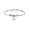 Bracciale Bambina Luca Barra In Acciaio Con Coccinella E Zirconi Bianchi 1 - Verre Gioielli Bracciale Bambina Luca Barra In Acciaio Con Coccinella E Zirconi Bianchi