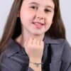 Bracciale Bambina Luca Barra In Acciaio Con Quadrifoglio E Zirconi Bianchi 5 - Verre Gioielli Bracciale Bambina Luca Barra In Acciaio Con Quadrifoglio E Zirconi Bianchi 1 Verre Gioielli - l'istituzione del gioiello