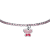 Bracciale Bambina Tennis Luca Barra In Acciaio Con Farfallina E Cristalli Rosa 5 - Verre Gioielli Bracciale Bambina Tennis Luca Barra In Acciaio Con Farfallina E Cristalli Rosa 1 Verre Gioielli - l'istituzione del gioiello