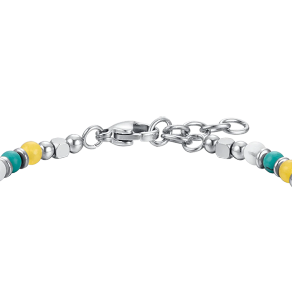 Bracciale Bambino Luca Barra In Acciaio E Pietre Multicolor 1 Verre Gioielli - l'istituzione del gioiello