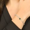 Bracciale Donna Tennis Luca Barra In Acciaio Con Cristalli Bianchi E Cuore Verde 6 - Verre Gioielli Bracciale Donna Tennis Luca Barra In Acciaio Con Cristalli Bianchi E Cuore Verde 2 Verre Gioielli - l'istituzione del gioiello
