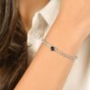 Bracciale Donna Tennis Luca Barra In Acciaio Con Cristalli Bianchi E Cuore Blu 6 - Verre Gioielli Bracciale Donna Tennis Luca Barra In Acciaio Con Cristalli Bianchi E Cuore Blu 2 Verre Gioielli - l'istituzione del gioiello