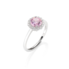 Anello Donna Amen In Argento 925 Con Zirconi Bianchi E Rosa