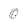 Anello Donna Brosway In Acciaio Con Cubic Zirconia Bianchi