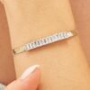 Bracciale Donna Snake Brosway In Acciaio Dorato Con Cristalli Bianchi 1 Verre Gioielli - l'istituzione del gioiello