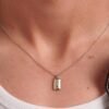 Collana Uomo Brosway In Acciaio Silver Con Piastra E Cristallo Nero 1 Verre Gioielli - l'istituzione del gioiello
