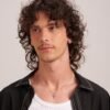 Collana Uomo Brosway In Acciaio Con Croce E Cristalli Neri 2 Verre Gioielli - l'istituzione del gioiello