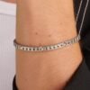 Bracciale Uomo Semirigido Brosway In Acciaio Silver E Cristalli Neri 1 Verre Gioielli - l'istituzione del gioiello